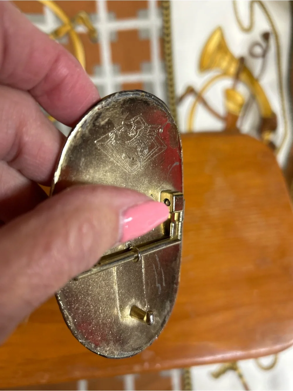 SuperTramp 1977 Gold-Trim Holographic Constellation Belt Buckle